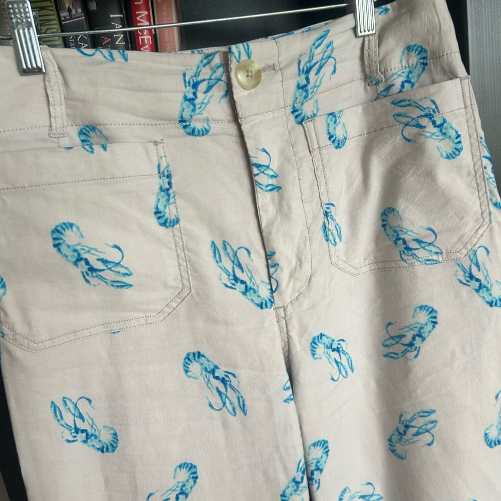Super-cute blue lobster Maeve Colette trousers.